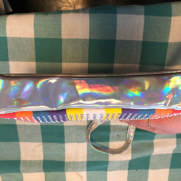 NWT Capelli NY Rainbow Purse w/ silver stud accent - Picture 6 of 8